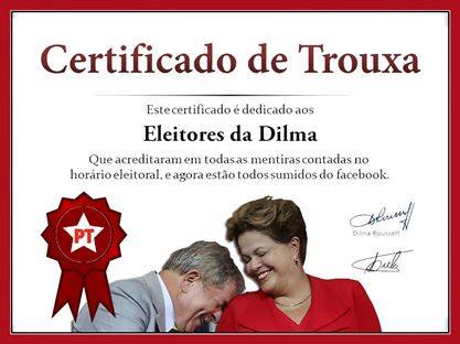 Certificado de Trouxa
